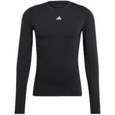 Adidas Tričko na trenínk černé L Techfit Aeroready Long Sleeve