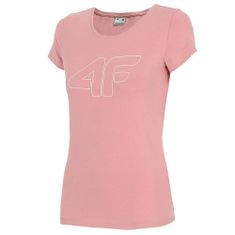 4F Tričko růžové S SS23TTSHF583JASNYR