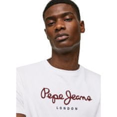 Pepe Jeans Tričko bílé XL PM508208800