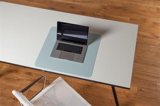 RS OFFICE Podložka na stůl "Puro Sens Stijl Soft Aqua", 60 x 60 cm, PP, 05-6060SA