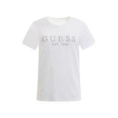 Guess Tričko bílé S W3GI76K8G01G011