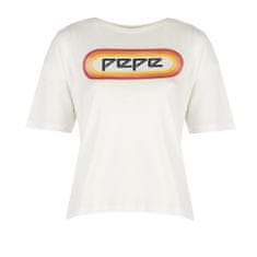 Pepe Jeans Tričko krémové L PL504476