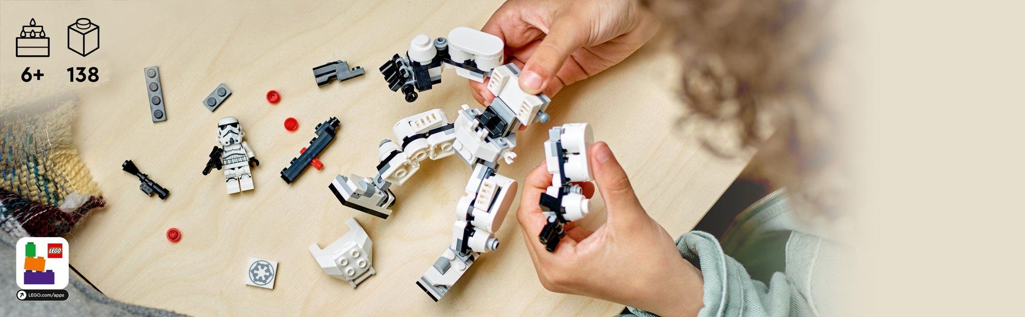 LEGO Star Wars 75370 Robotický oblek stormtroopera