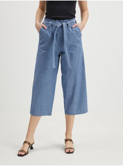 Vero Moda Modré culottes VERO MODA Akela