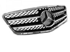 Protec  Přední maska Mercedes W212 2009-2013 černá chromová
