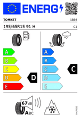 TOMKET SNOWROAD 195/65 R15 H91