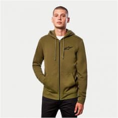 Alpinestars mikina AGELESS CHEST Fleece military černo-zelená M