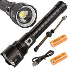 Bailong 08316 Svítilna LED CREE XHP160 , USB, 1000 m