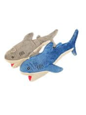 Leventi Plyšový žralok se třpytkami a poutkem - modrý