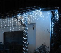 Iso Trade 11520 Vánoční světelný závěs 300 LED, 2.48 W studený bílý 15 m 14900