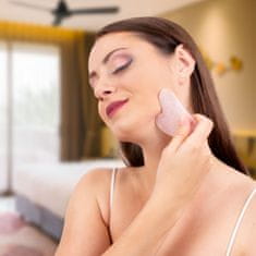 inSPORTline Masážní set Face roller a Gua Sha Rosado Set