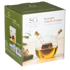 Secret de Gourme Zásobník na ocet a olej, skleněná nádoba - 2v1