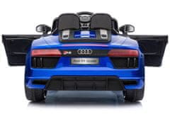 Lean-toys Auto Na Akumulator Audi R8 Spyder Niebieskie