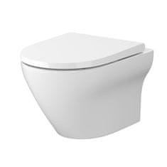 CERSANIT Larga SET B331 WC ovál CO sedátko slim duro SC EO S701-472 - Cersanit