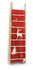KONTRAST Deka s vánočním motivem CLASSY I 150x200 cm červená