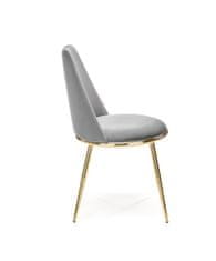 Halmar Designová židle GLAMOUR K460 šedá