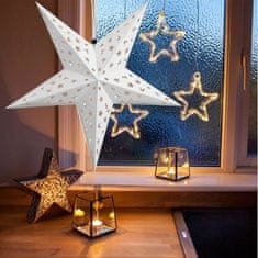 Tutumi Svítící LED papírová hvězda LUMINA I 60 cm bílá