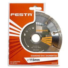 Festa Kotouč diamantový segment Ø 115 x 22,2 mm, FESTA