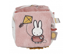 Little Dutch - Textilní kostka Králíček Miffy Pink