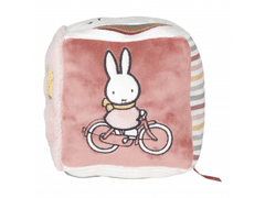 Little Dutch - Textilní kostka Králíček Miffy Pink