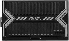 MSI zdroj MAG A750BN PCIE5/ 750W/ ATX/ akt. PFC/ 5 let celková záruka/ 120mm ventilátor/ 80PLUS Bronze