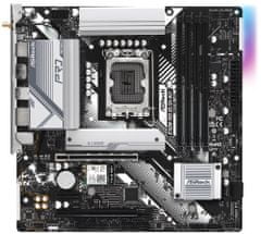 ASRock B760M PRO RS/D4 WIFI / Intel B760 / LGA1700 / 4x DDR4 / 2x M.2 / HDMI / DP / USB-C / WiFi / mATX