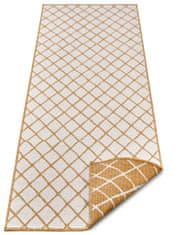 NORTHRUGS Kusový koberec Twin-Wendeteppiche 105793 Ochre – na ven i na doma 80x350