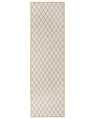 NORTHRUGS Kusový koberec Twin-Wendeteppiche 105793 Ochre – na ven i na doma 80x350