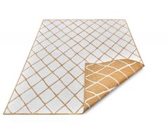 NORTHRUGS Kusový koberec Twin-Wendeteppiche 105793 Ochre – na ven i na doma 80x150