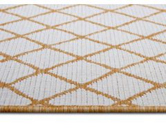 NORTHRUGS Kusový koberec Twin-Wendeteppiche 105793 Ochre – na ven i na doma 80x350