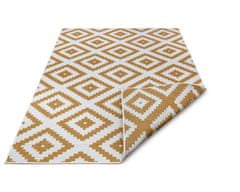 NORTHRUGS Kusový koberec Twin-Wendeteppiche 105794 Ochre – na ven i na doma 80x250