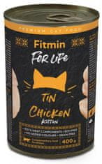 Fitmin for Life konzerva pro koťata drůbeží 6 × 400 g