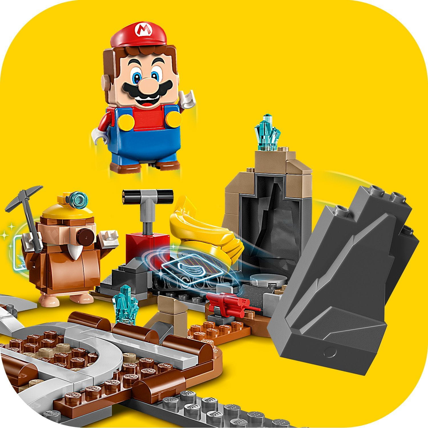 LEGO Super Mario 71425 Diddy Kongova jazda v banskom vozíku