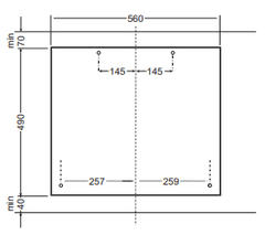 Amica vestavná plynová deska DRP 6412 DW