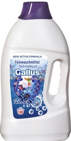 Gallus prací gel Black, 100 pracích dávek, 4 l