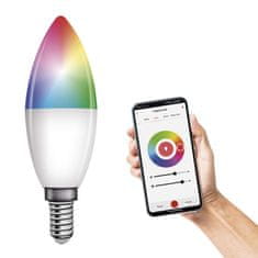 Emos Chytrá LED žárovka GoSmart svíčka / E14 / 4,8 W (40 W) / 470lm / RGB / stmívatelná /Zigbee