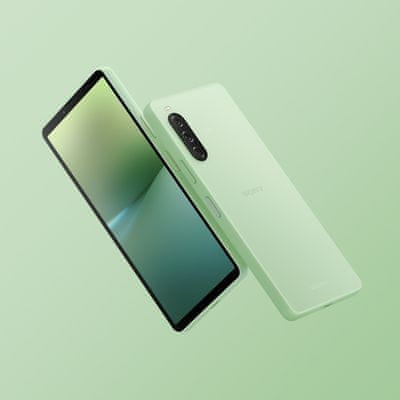 Sony Xperia 10 V 5G 48Mpx kamera výkonná kamera výkonný procesor Qualcomm Snapdragon 695 5G Gorilla Glass Victus ochrana obrazovky stabilizace obrazu prostorový zvuk duální stereo reproduktory, velký displej, trojitý fotoaparát, rozlišení HDR, OLED TRILUMINOS displej, velká paměť Hi-Res Audio OS Android 13 5G internet bezdrátový poslech kvalitní zvuk čtečka otisku prstů lehká váha 159g lehký výkonný telefon elegantní design NFC  360 Reality Audio IP68 OLED displej výkonná baterie elegantní výkonný telefon