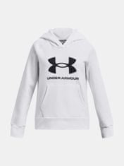 Under Armour Mikina UA Rival Fleece BL Hoodie-WHT S