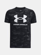 Under Armour Tričko UA SPORSTYLE LOGO AOP SS-BLK S