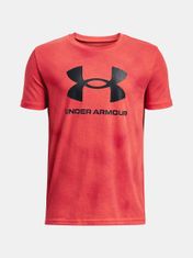 Under Armour Tričko UA SPORSTYLE LOGO AOP SS-RED XS