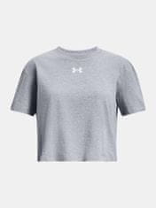 Under Armour Tričko UA CROP SPORTSTYLE LOGO SS-GRY XS