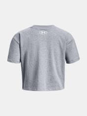 Under Armour Tričko UA CROP SPORTSTYLE LOGO SS-GRY XS