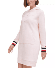 Tommy Hilfiger Dámské mikinové šaty Raglan růžové XS