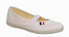 TOGA - výroba obuvi dětské cvičky JARMILKY bílé velikost 24,5 (16,5 cm)