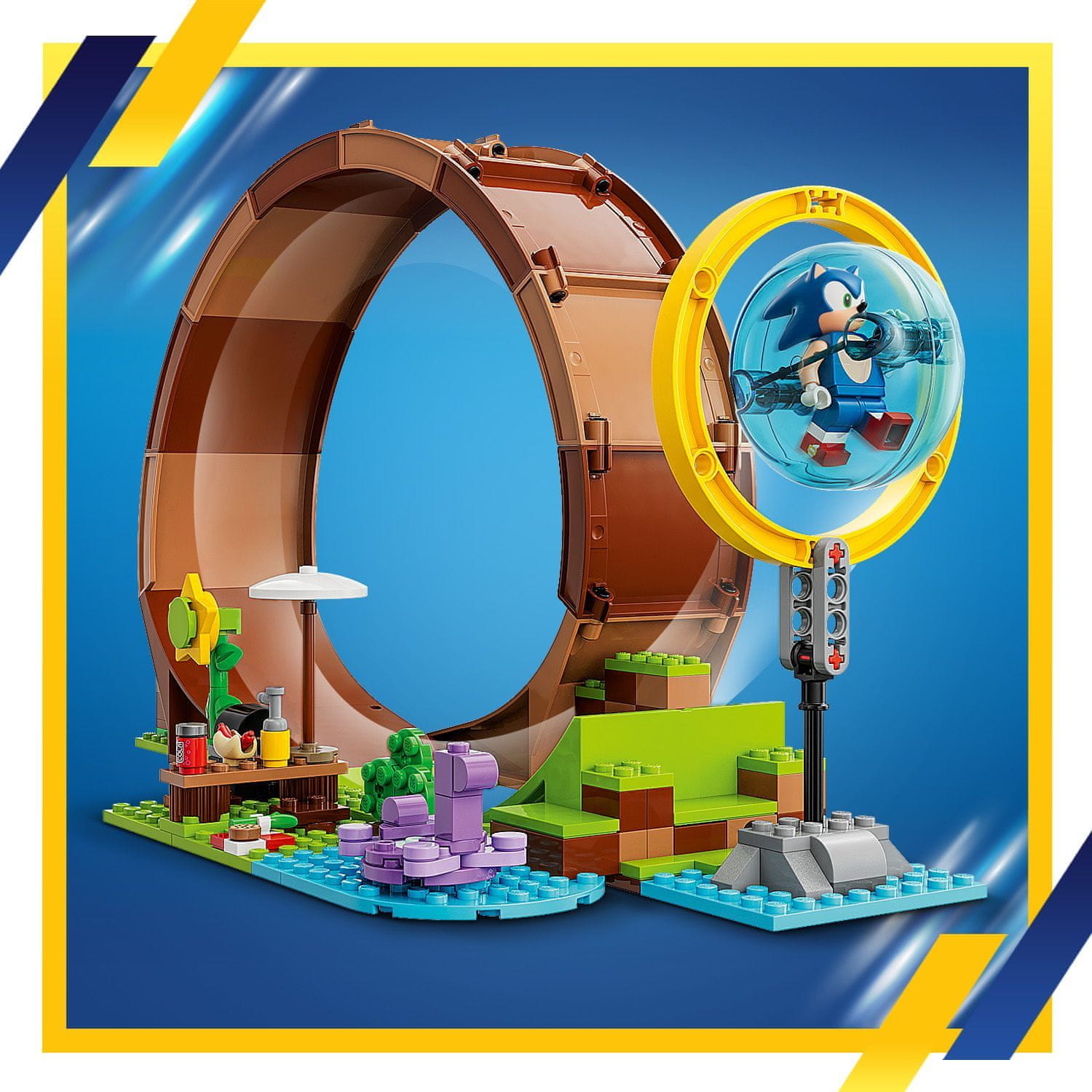 LEGO Sonic The Hedgehog 76994 Sonicova slučková výzva v Green Hill Zone