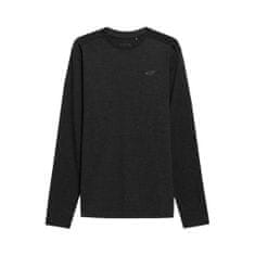 4F Tričko černé M Longsleeve M155 M 23m