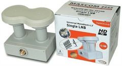 Mascom Mascom Monoblok single LNB-MCM4S01HD, 0,1dB 4,3st