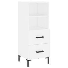 Vidaxl Skříň highboard bílá 34,5 x 34 x 180 cm kompozitní dřevo