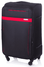 Solier Příruční kufr STL 1316 Black/Red