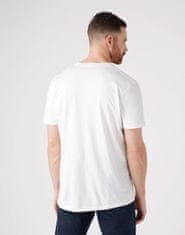 Wrangler Tričko pro muže WRANGLER W70MEE989 Sign Off Tee in White Velikost: XL